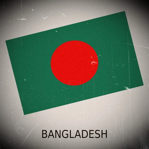 Bandiera nazionale del Bangladesh — Foto Stock