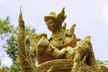 Mum Festivali Ubon Ratchathani, Tayland - 2 Ağustos: 