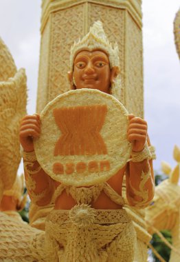 Mum Festivali Ubon Ratchathani, Tayland - 2 Ağustos: 