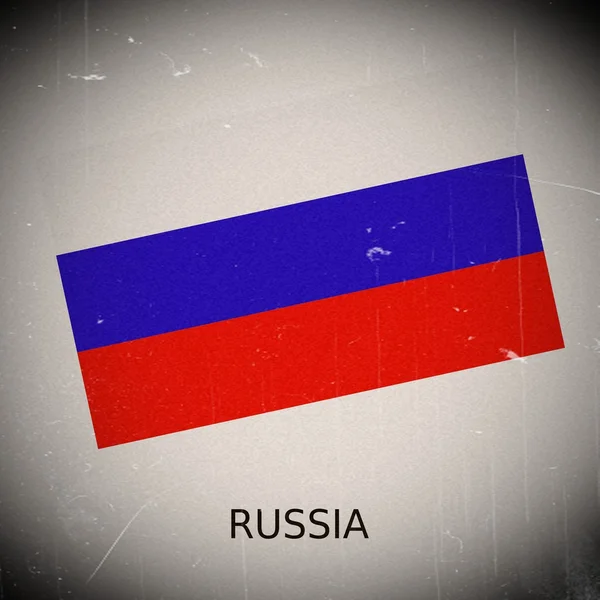 Εθνική σημαία της Ρωσίας — Φωτογραφία Αρχείου