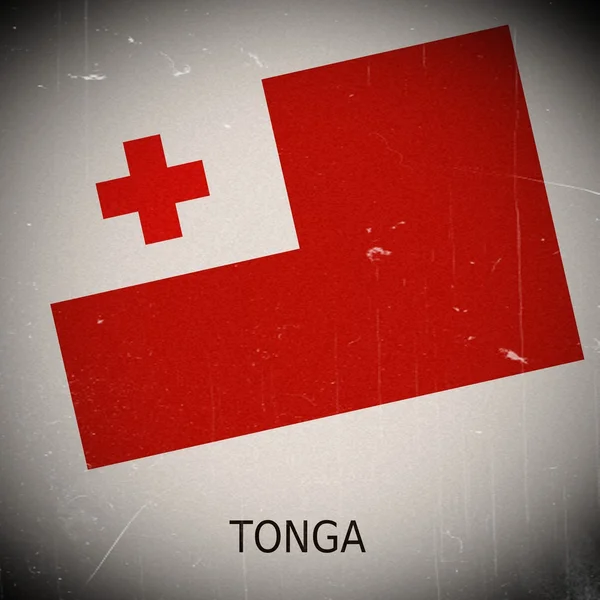 Tonga zászlaja — Stock Fotó