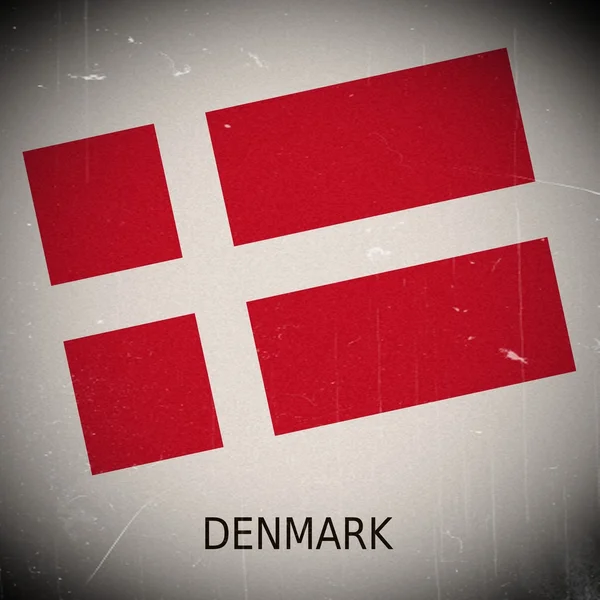 Bandera nacional de Dinamarca —  Fotos de Stock