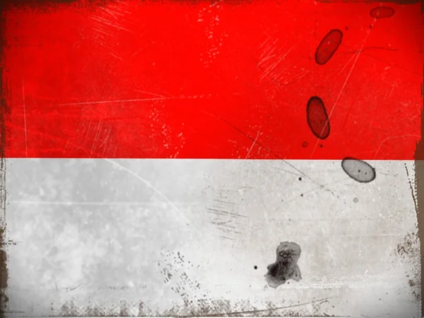 Εθνική σημαία της Ινδονησίας — Φωτογραφία Αρχείου
