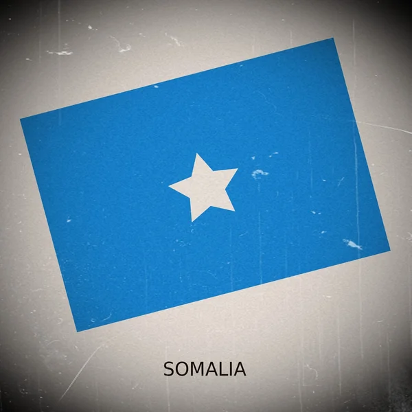 Nationella flagga somalia — Stockfoto
