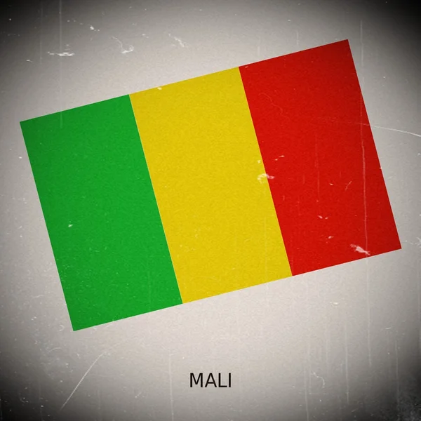 National flag of Mali — Stock Photo, Image