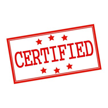 certified red stamp text on white