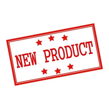 yeni ürün kırmızı damga metni beyaz