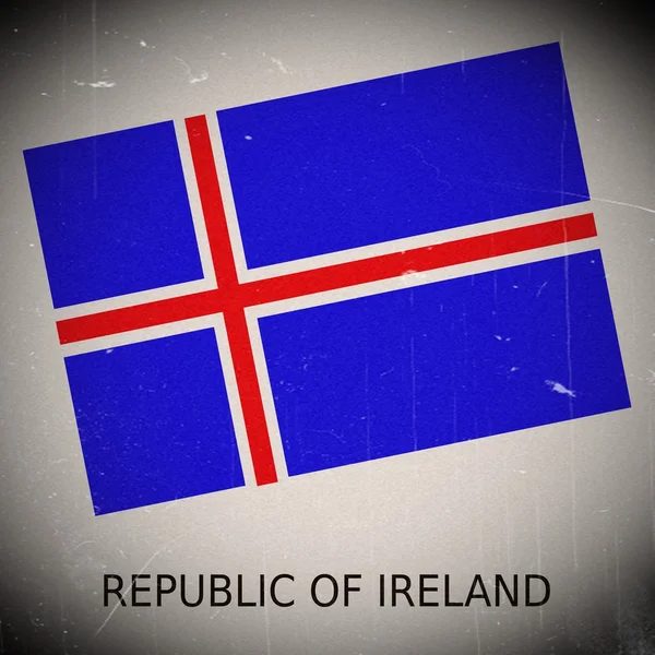 Nationalflagge der Republik Irland — Stockfoto