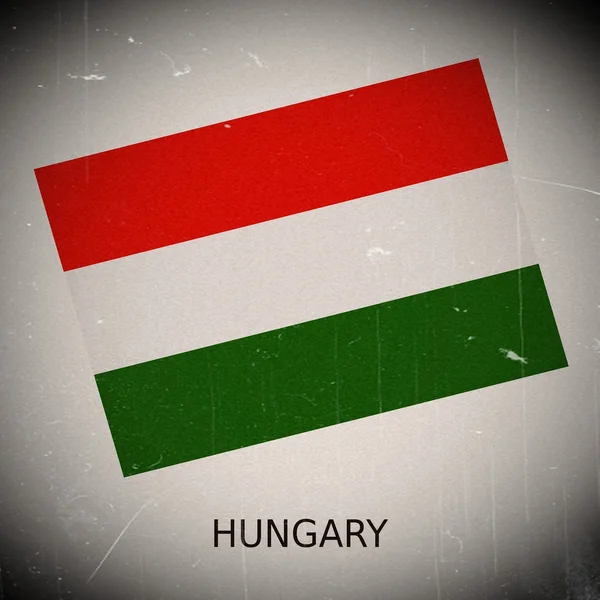 Nationale vlag van Hongarije — Stockfoto