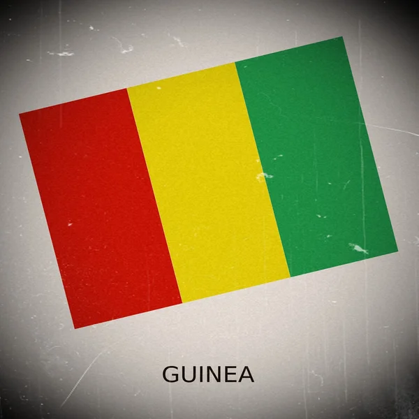 National flag of Guinea — Stock Photo, Image
