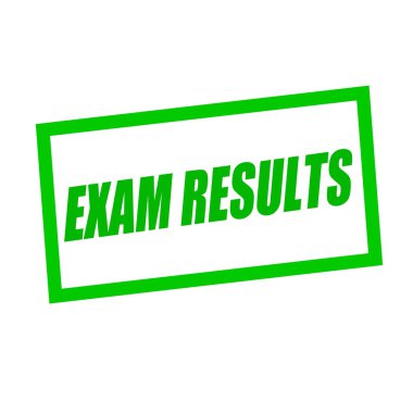 sınav sonuçları yeşil Damga metni beyaz