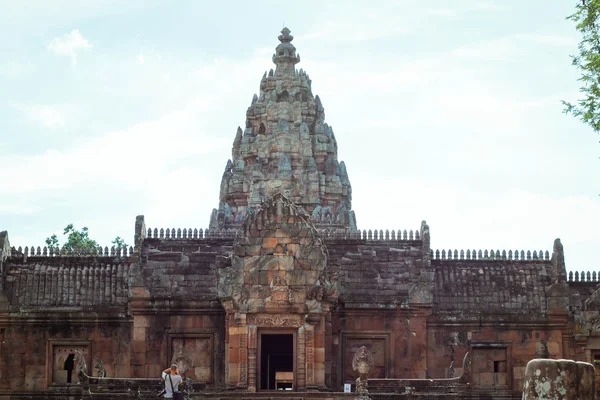 Prasat Phanom Rung 18 agosto 2015: "Arte del castillo de piedra" Buriram Tailandia — Foto de Stock