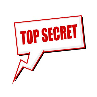 En iyi kırmızı pul metin üzerinde beyaz konuşma balonları