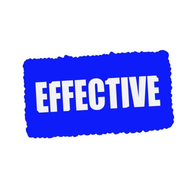 mavi arka plan üzerinde etkili beyaz damga metni