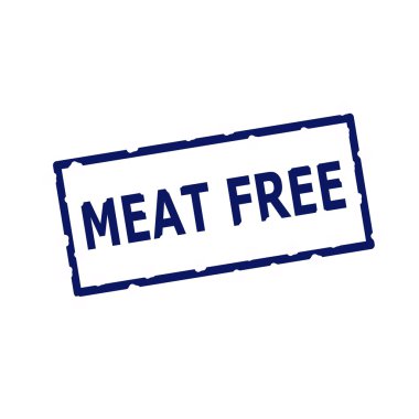 et ücretsiz mavi damga metni dikdörtgen beyaz zemin üzerine