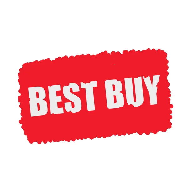 Best buy white stamp text on blood drops red Background — Stock Photo, Image