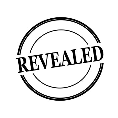 Daire beyaz arka planda siyah damga metni ortaya