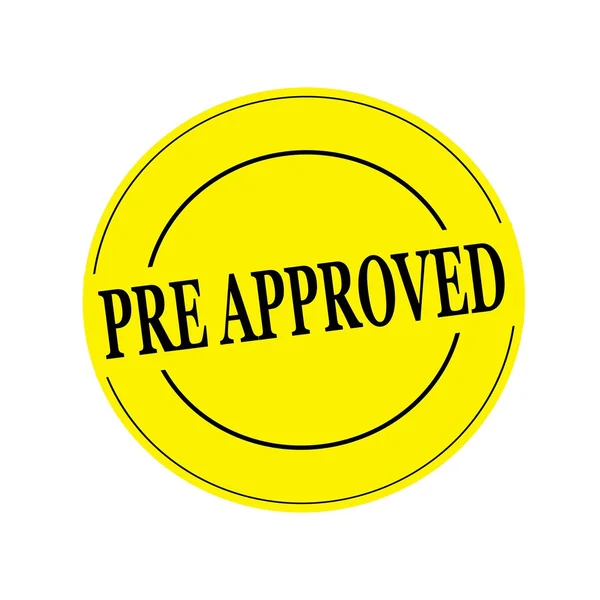 Daire Sarı zemin üzerine siyah damga metni öncesi onaylı