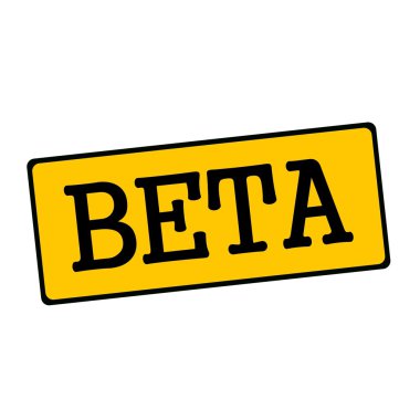 Beta açıklamalarıyla dikdörtgen işaretleri