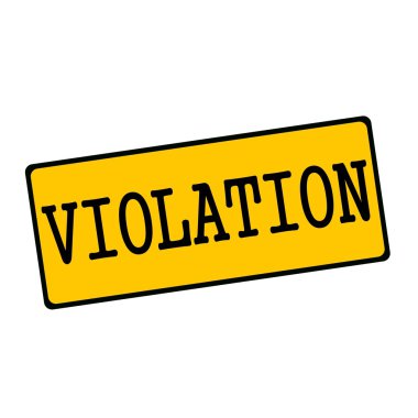 Dikdörtgen işaretleri ihlali açıklamalarıyla