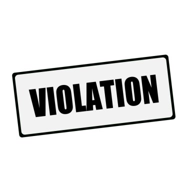 Dikdörtgen işaretleri ihlali açıklamalarıyla