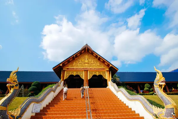 Wat-Banden 17 dicembre 2015: "Thailand temple art" Chiang Mai Thailandia — Foto Stock