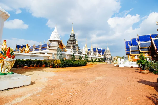 WAT-Banden 17 Aralık 2015: "Tayland tapınak sanat" Chiang Mai Tayland — Stok fotoğraf