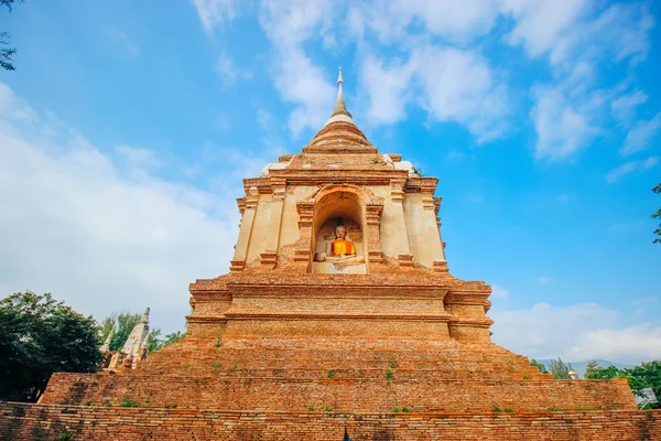 Wad-jedyoud 18 dicembre 2015: "Thailand temple art" Chiang Mai Thailandia — Foto Stock