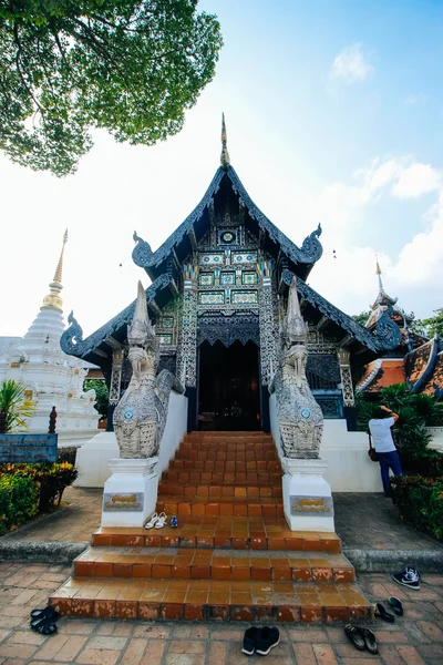 Watchediluang 18 diciembre 2015: "Tailandia arte templo" Chiang Mai Tailandia — Foto de Stock