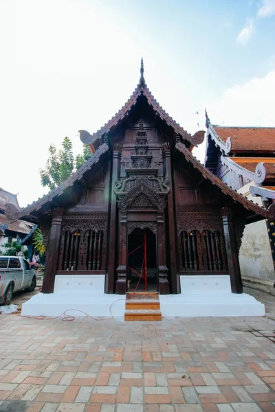 Watchediluang 18 dezembro 2015: "Tailândia templo arte" Chiang Mai Tailândia — Fotografia de Stock