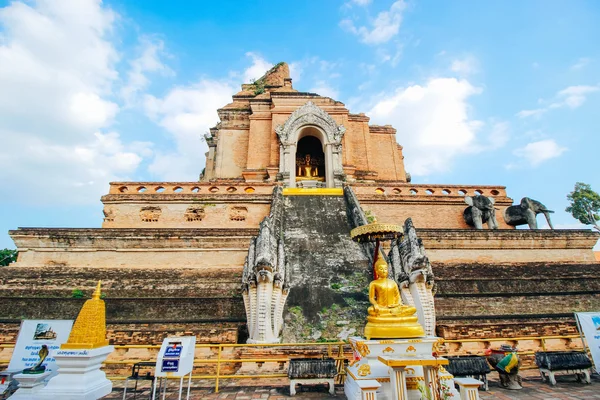 Watchediluang 18. Dezember 2015: "thailand temple art" chiang mai thailand — Stockfoto