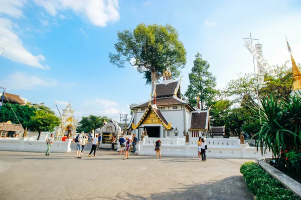 Watchediluang 18 diciembre 2015: "Tailandia arte templo" Chiang Mai Tailandia — Foto de Stock