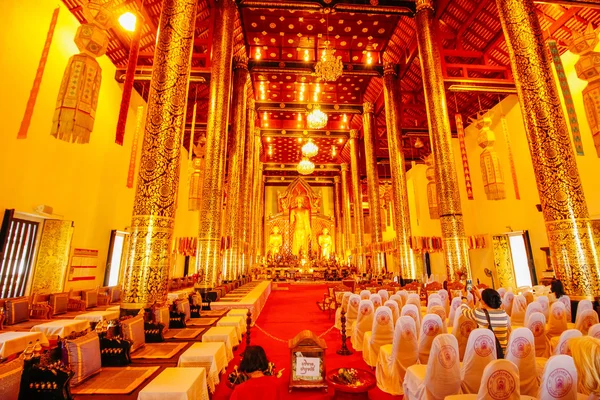 Watchediluang 18 December 2015:"Thailand temple art " Chiang Mai Thailand — Stock Photo, Image