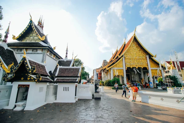 Watchediluang 2015 年 12 月 18 日:"泰国寺庙艺术"清迈 — 图库照片