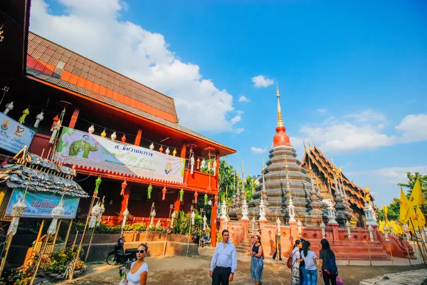 Wat-pantao 18 dezembro 2015: "Tailândia templo arte" Chiang Mai Tailândia — Fotografia de Stock