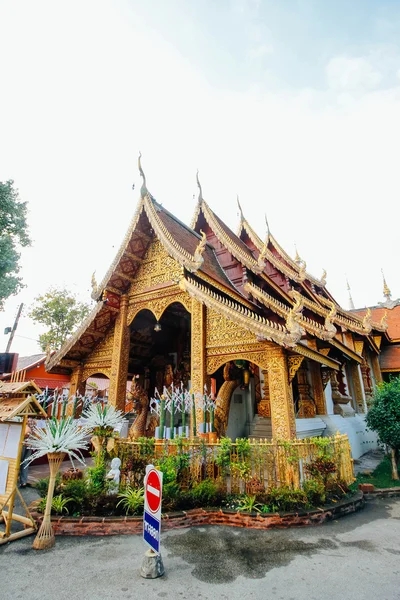 Wat-srisuphan 19 December 2015:"Thailand temple art " Chiang Mai Thailand — Stock Photo, Image