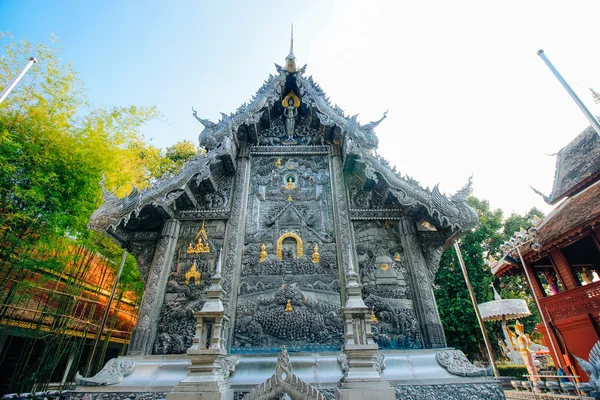 Wat srisuphan 19 December 2015: "Thailand tempel konst" Chiang Mai Thailand — Stockfoto