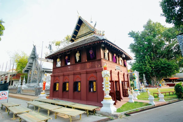 Wat-srisuphan 19 dezembro 2015: "Tailândia templo arte" Chiang Mai Tailândia — Fotografia de Stock