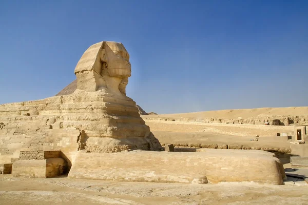 Esfinge egipcia, monumentos antiguos de la humanidad . — Foto de Stock