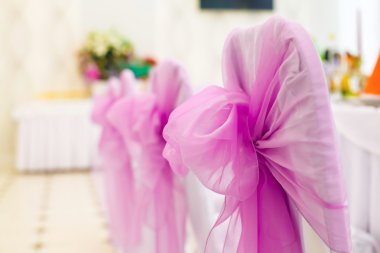 Yay ile düğün sandalye.