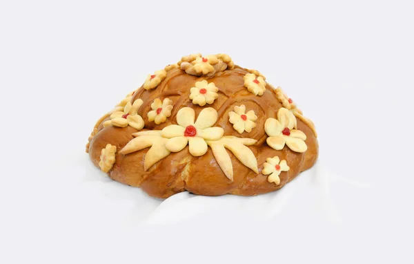 Słowiańska świąteczny chleb. — Zdjęcie stockowe