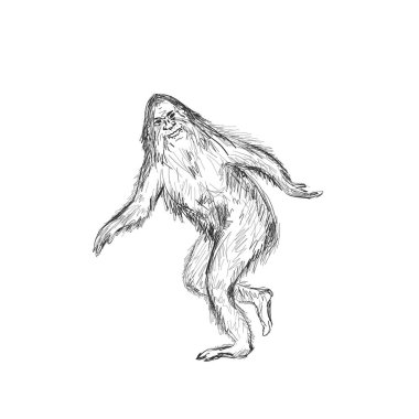 Efsanevi Koca Ayak. Yeti, tarih öncesinden beri korunmuş gizemli bir insansı yaratıktır..