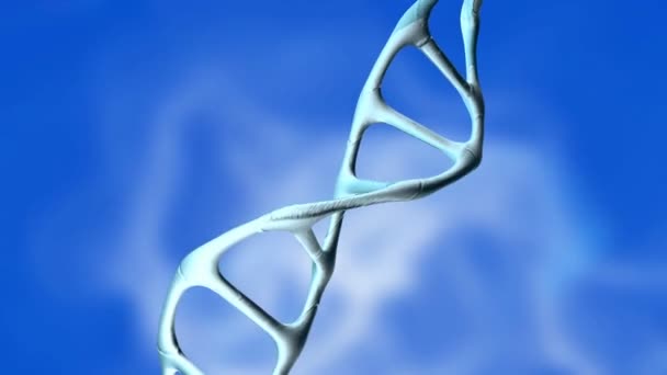 Ген Молекулы Днк Изолирован Макромолекула Которая Хранит Генетическую Программу — стоковое видео