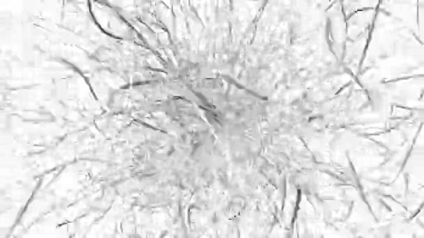 Tentacule Haos Mişcare Viermi Abstracți Animați Fundal — Videoclip de stoc