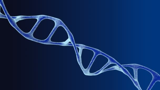 Gene Molecolare Del Dna Isolato Una Macromolecola Che Memorizza Programma — Video Stock