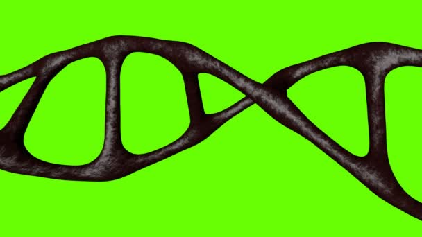 Gen Molécula Adn Aislado Una Macromolécula Que Almacena Programa Genético — Vídeo de stock