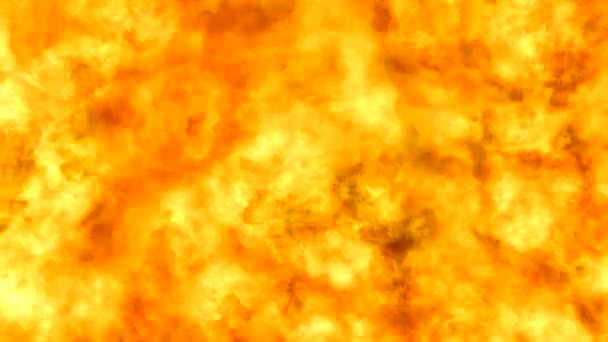 Стена Бушующего Огня Фон Движения Пламени Всему Пространству — стоковое видео