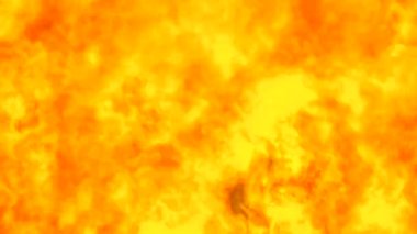 Öfkeli ateş duvarı. Alevin uzay boyunca arka plan hareketi. 