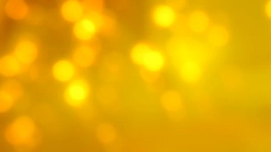 Bokeh sarı sızıntıları hareket ediyor. Çemberler hareket halinde bulanık.