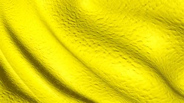 Abstracte golven van gele citroenschil. — Stockvideo